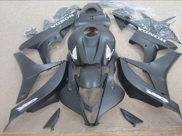 Noir Blanc Décalque Carénage Moto Honda CBR 600 RR 07-08 Noir Blanc Décalque Carénage Moto Honda CBR 600 RR 07-08