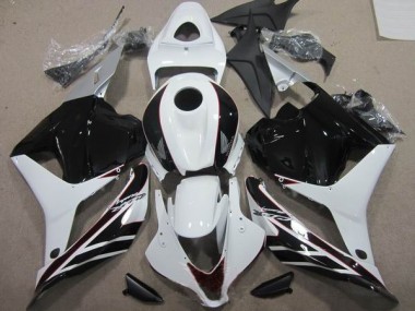 Noir Blanc Kit Carénages Motos Complet Honda CBR 600 RR 09-12