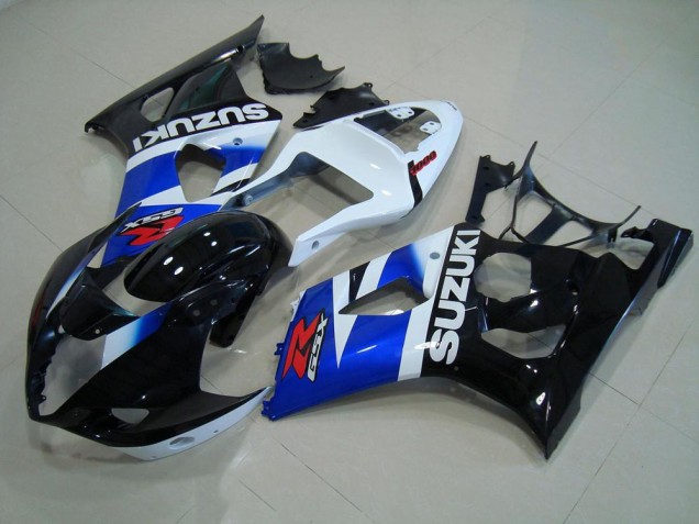 Noir Bleu Blanc Carénage Moto Suzuki GSXR 1000 K3 03-04 Noir Bleu Blanc Carénage Moto Suzuki GSXR 1000 K3 03-04