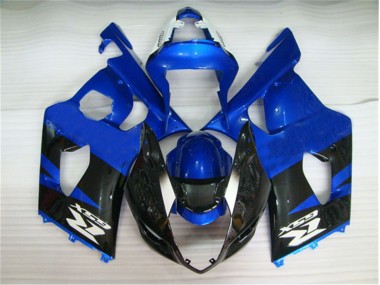 Noir Bleu Carénages Moto Suzuki GSXR 1000 K3 03-04