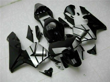 Noir Brillant Carénage Moto Honda CBR 600 RR 03-04