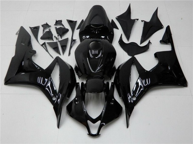 Noir Brillant Carénage Moto Honda CBR 600 RR 07-08 Noir Brillant Carénage Moto Honda CBR 600 RR 07-08