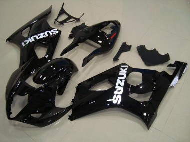 Noir Brillant Carénage Moto Suzuki GSXR 1000 K3 03-04