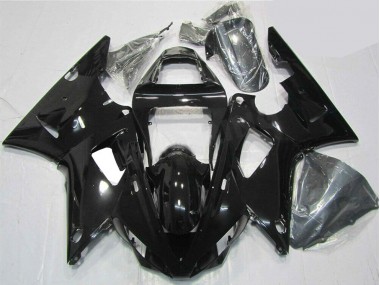 Noir Brillant Carénage Moto Yamaha R1 00-01
