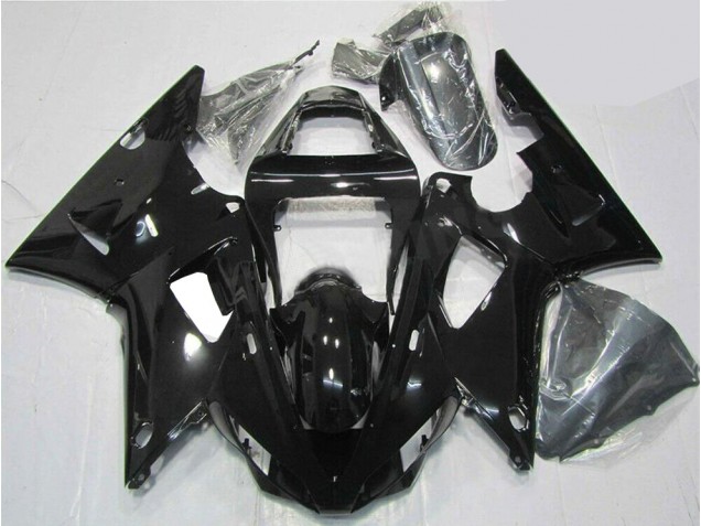 Noir Brillant Carénage Moto Yamaha R1 00-01