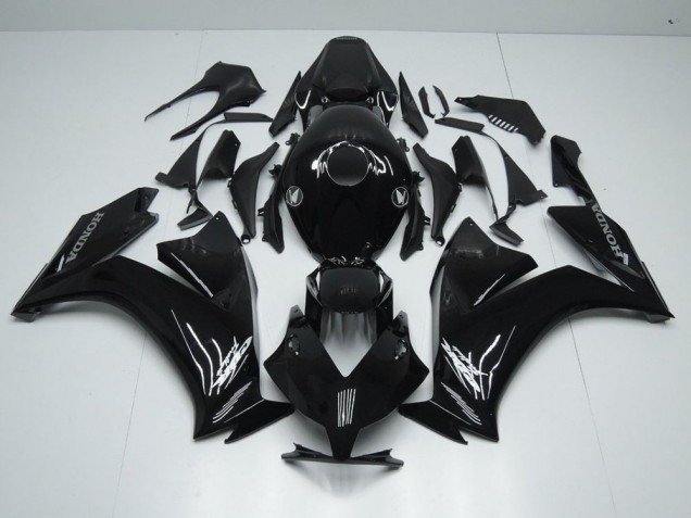 Noir Brillant Carénages Moto Honda CBR 1000 RR 12-16 Noir Brillant Carénages Moto Honda CBR 1000 RR 12-16