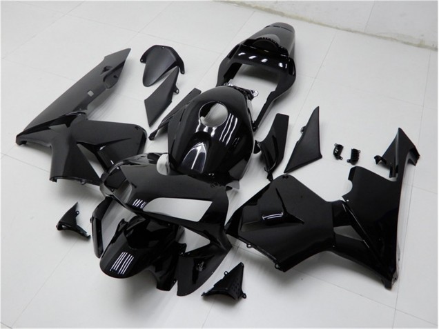 Noir Brillant Carénages Moto Honda CBR 600 RR 03-04