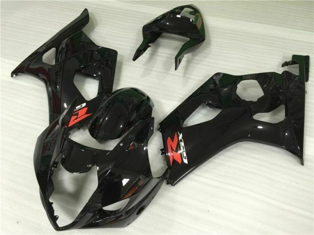 Noir Brillant Carrosserie Moto Suzuki GSXR 1000 K3 03-04 Noir Brillant Carrosserie Moto Suzuki GSXR 1000 K3 03-04