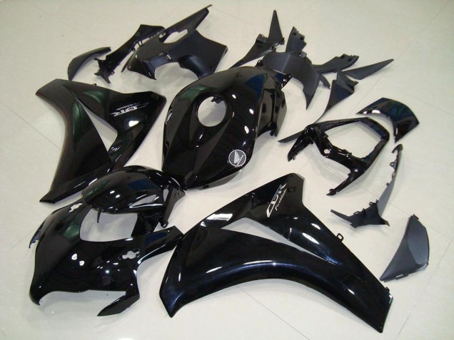 Noir Brillant Chrome Décalque Carénage Moto Honda CBR 1000 RR 08-11 Noir Brillant Chrome Décalque Carénage Moto Honda CBR 1000 RR 08-11