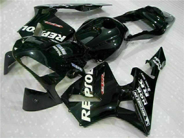 Noir Carénage Moto de Rechange Honda CBR 600 RR 03-04 Noir Carénage Moto de Rechange Honda CBR 600 RR 03-04