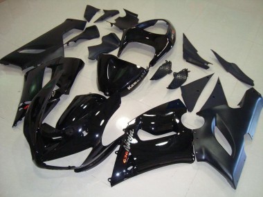 Noir Kit Carénages Motos Kawasaki ZX6R 05-06