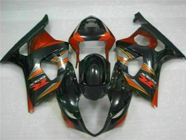 Noir Kit Carénages Motos Suzuki GSXR 1000 K3 03-04