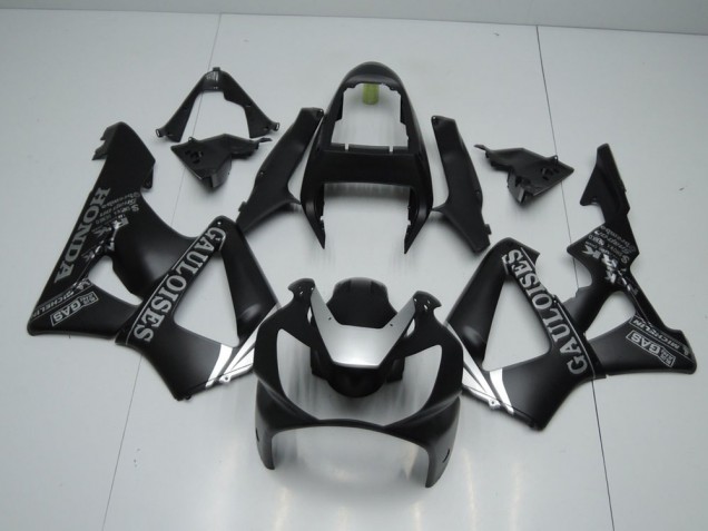 Noir Mat Argent Carénage Moto Honda CBR 900 RR 929 00-01 Noir Mat Argent Carénage Moto Honda CBR 900 RR 929 00-01