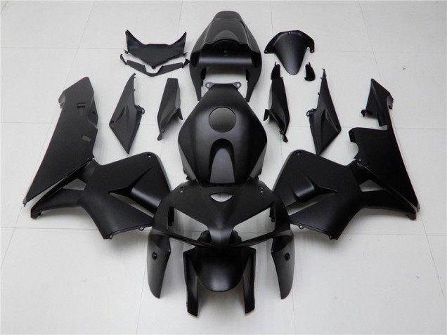 Noir Mat Carénage Moto Honda CBR 600 RR 05-06 Noir Mat Carénage Moto Honda CBR 600 RR 05-06