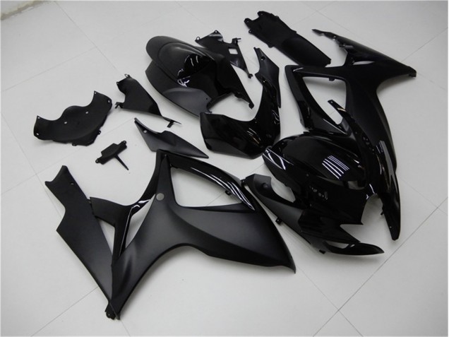 Noir Mat Carénage Moto Suzuki GSXR 600 / 750 K6 06-07 Noir Mat Carénage Moto Suzuki GSXR 600 / 750 K6 06-07