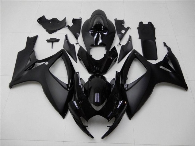 Noir Mat Carénage Moto Suzuki GSXR 600 / 750 K6 06-07 Noir Mat Carénage Moto Suzuki GSXR 600 / 750 K6 06-07