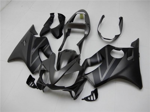 Noir Mat Gris Carénage Moto Honda CBR 600 F4i 01-03 Noir Mat Gris Carénage Moto Honda CBR 600 F4i 01-03