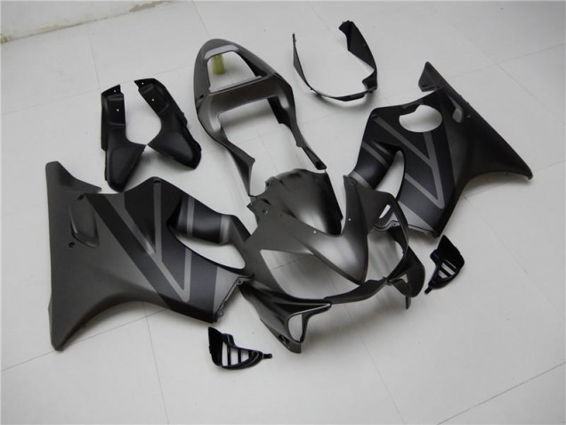 Noir Mat Gris Carénage Moto Honda CBR 600 F4i 01-03 Noir Mat Gris Carénage Moto Honda CBR 600 F4i 01-03
