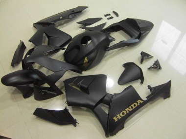Noir Mat Or Carénage Moto Honda CBR 600 RR 03-04