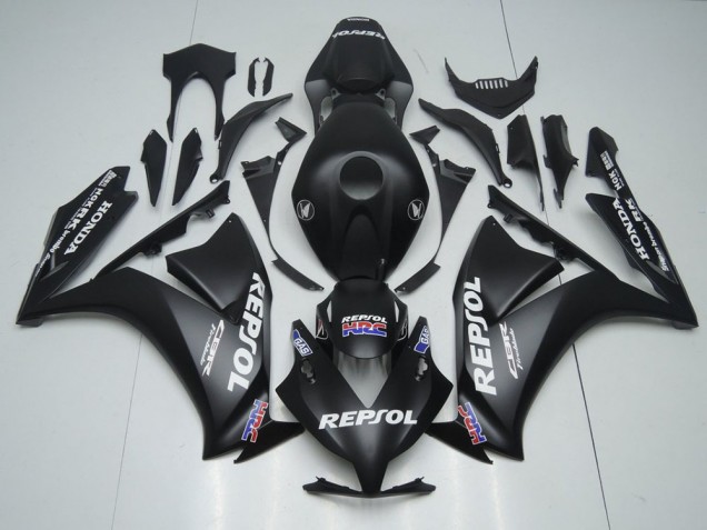 Noir Mat Repsol Carénages Moto Honda CBR 1000 RR 12-16 Noir Mat Repsol Carénages Moto Honda CBR 1000 RR 12-16