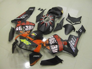 Noir Mat Rossi Carénage Moto Honda CBR 600 RR 05-06