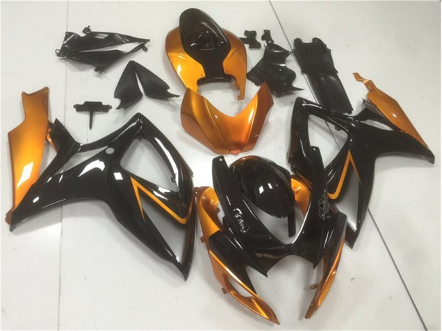 Noir Orange Carénages Moto Suzuki GSXR 600 / 750 K6 06-07 Noir Orange Carénages Moto Suzuki GSXR 600 / 750 K6 06-07