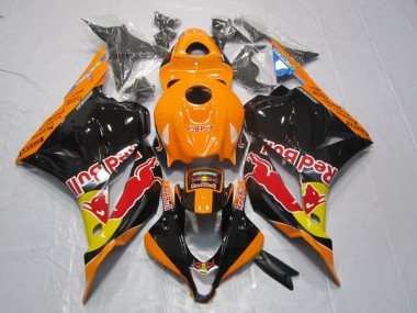 Noir Orange Red Bull Carénages Moto Honda CBR 600 RR 09-12