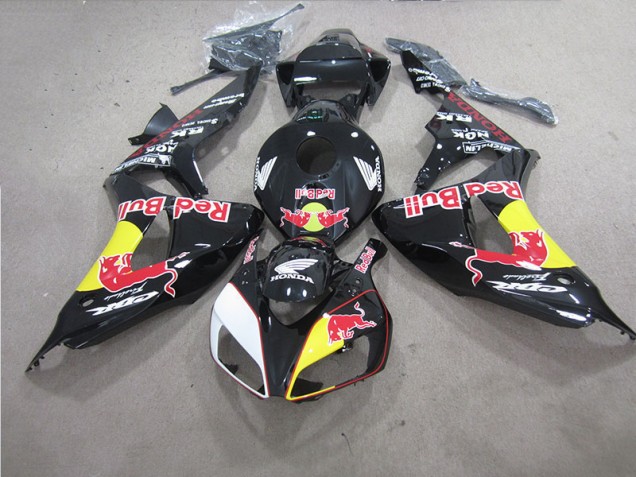Noir Red Bull Carénages Moto Honda CBR 1000 RR 06-07 Noir Red Bull Carénages Moto Honda CBR 1000 RR 06-07