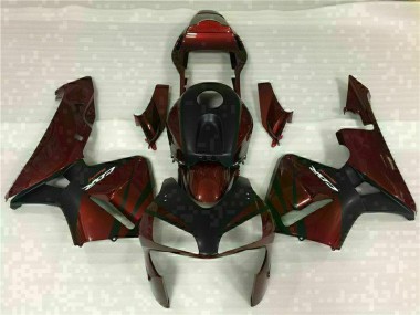 Noir Rouge Carénage Moto Honda CBR 600 RR 03-04