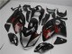 Noir Rouge Carénage Moto Suzuki GSXR 1300 Hayabusa 08-19