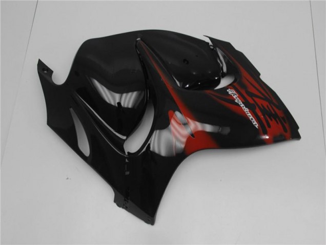 Noir Rouge Carénage Moto Suzuki GSXR 1300 Hayabusa 08-19