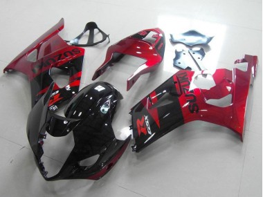 Noir Rouge Carénages Moto Suzuki GSXR 1000 K3 03-04