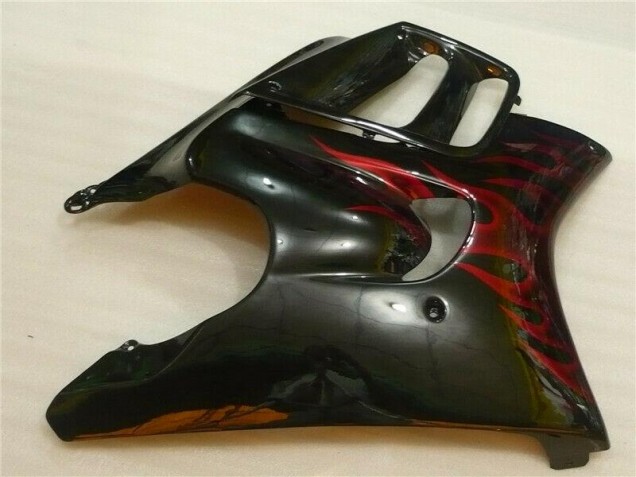Noir Rouge Flamme Carénages Moto Honda CBR 600 F3 95-98 Noir Rouge Flamme Carénages Moto Honda CBR 600 F3 95-98