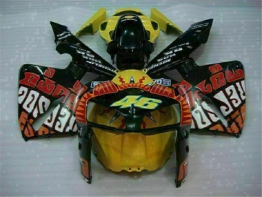 Noir Rouge Jaune 46 Carénage Moto Honda CBR 600 RR 05-06