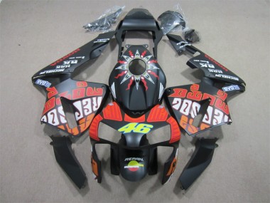 Noir Rouge Repsol 46 Carénage Moto Honda CBR 600 RR 03-04