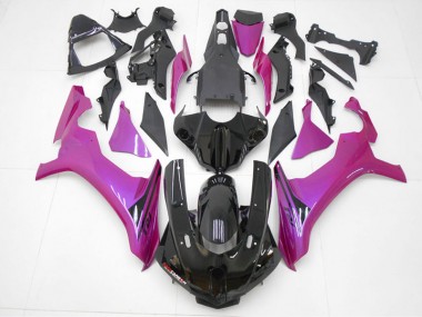 Noir Violet Rouge Carénage Moto Yamaha R1 15-19