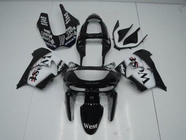 Noir West Carénage Moto Kawasaki ZX9R 98-99