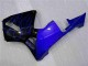Noir avec Bleu Flamme Carénage Moto Honda CBR 600 RR 03-04 Noir avec Bleu Flamme Carénage Moto Honda CBR 600 RR 03-04