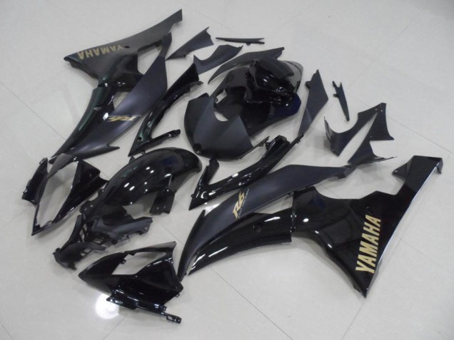 Noir avec Or Décalque Carénage Moto Yamaha R6 08-16 Noir avec Or Décalque Carénage Moto Yamaha R6 08-16