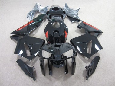 Noir avec Rouge Carénage Moto Honda CBR 600 RR 05-06