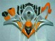 Orange Argent Carénages Moto Honda CBR 1000 RR 08-11 Orange Argent Carénages Moto Honda CBR 1000 RR 08-11
