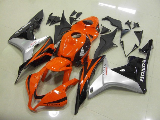 Orange Argent Noir Carénages Moto Honda CBR 600 RR 07-08 Orange Argent Noir Carénages Moto Honda CBR 600 RR 07-08