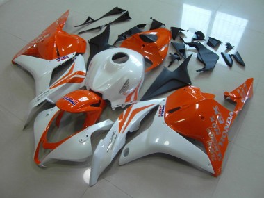 Orange Blanc Nacré Carénage Moto Honda CBR 600 RR 09-12