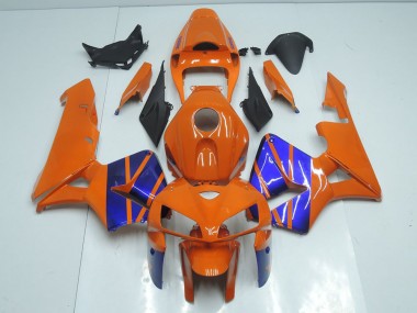 Orange Bleu Carénage Moto Honda CBR 600 RR 05-06