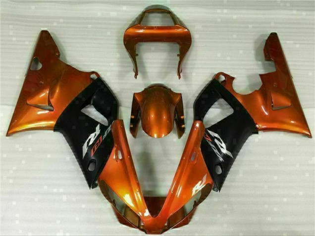 Orange Carénage Moto Yamaha R1 00-01