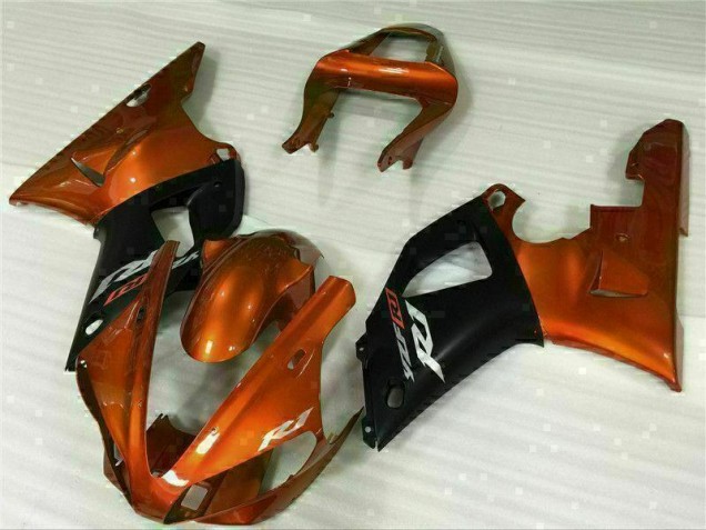 Orange Carénage Moto Yamaha R1 00-01
