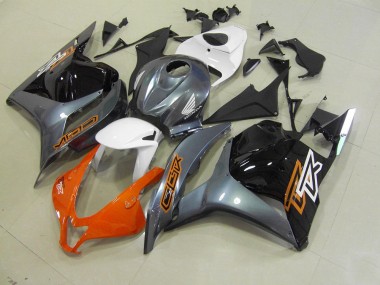 Orange Gris Noir Carénages Moto Honda CBR 600 RR 09-12