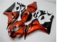 Orange Noir Carénage Moto Honda CBR 1000 RR 06-07 Orange Noir Carénage Moto Honda CBR 1000 RR 06-07
