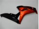 Orange Noir Carénage Moto Honda CBR 1000 RR 06-07 Orange Noir Carénage Moto Honda CBR 1000 RR 06-07