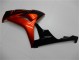 Orange Noir Carénage Moto Honda CBR 1000 RR 06-07 Orange Noir Carénage Moto Honda CBR 1000 RR 06-07